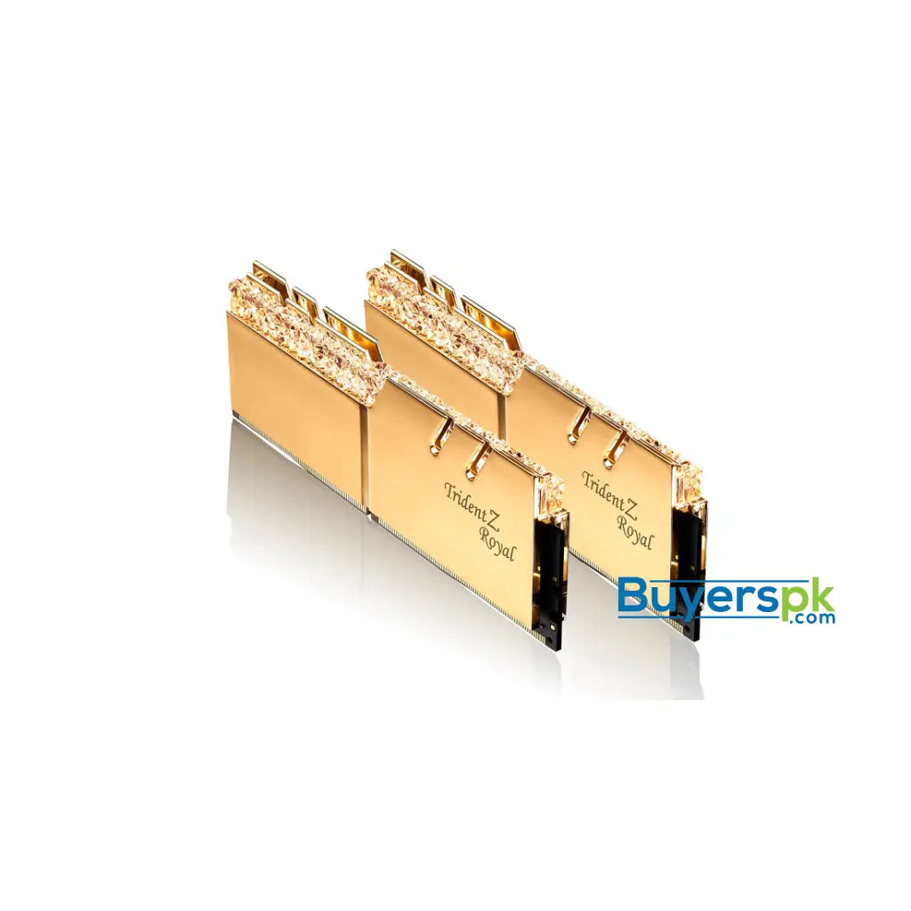 G.skill Trident Z Royal 16gb (2x8gb) Ddr4 3600mhz Memory (gold) - RAM Price in Pakistan G.skill Trident Z Royal 16gb (2x8gb) Ddr4 3600mhz Memory (gold) - RAM Price in Pakistan